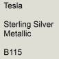 Preview: Tesla, Sterling Silver Metallic, B115.